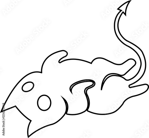 Funny cat icon.Collection of silhouette of funny cats in different poses. Vector illustration isolated on white background. Drawing with children.Halloween damn kittens.Cat is misbehaving and playing.