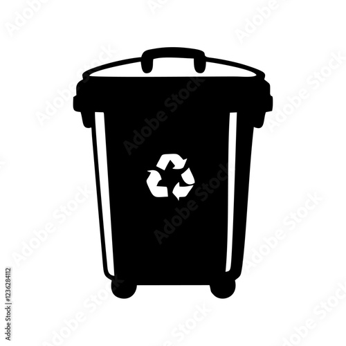 recycling bin vector logo icon