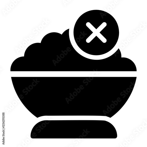 fasting glyph icon