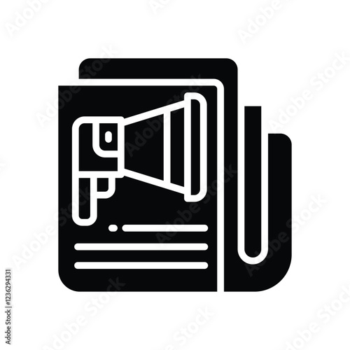 newspaper  solid icon. vector icon for your website, mobile, presentation, and logo design.