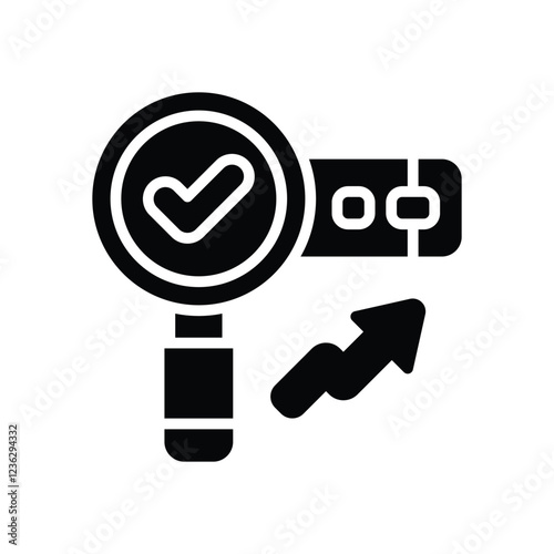search optimization  solid icon. vector icon for your website, mobile, presentation, and logo design.
