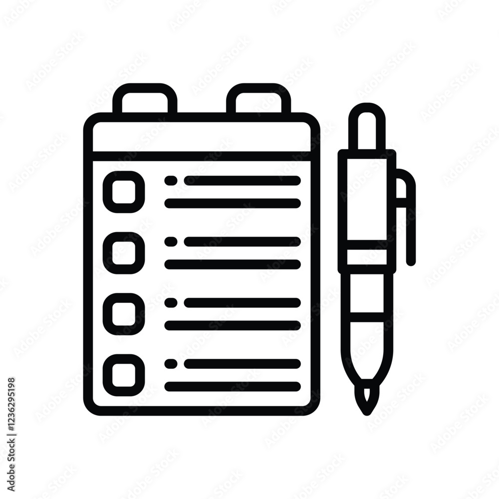 brief line icon. vector icon for your website, mobile, presentation, and logo design. brief line icon. vector icon for your website, mobile, presentation, and logo design.