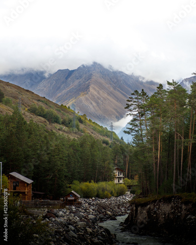 lake in the mountains