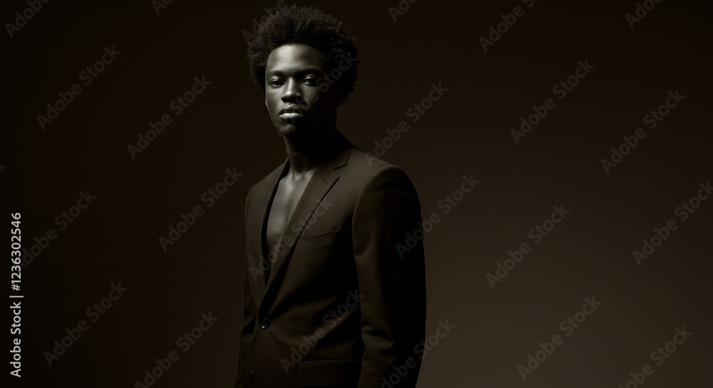 Sophisticated Portrait Photograph of a Man in a Stylish Suit, Perfect for Fashion and Lifestyle Content Sophisticated Portrait Photograph of a Man in a Stylish Suit, Perfect for Fashion and Lifestyle Content