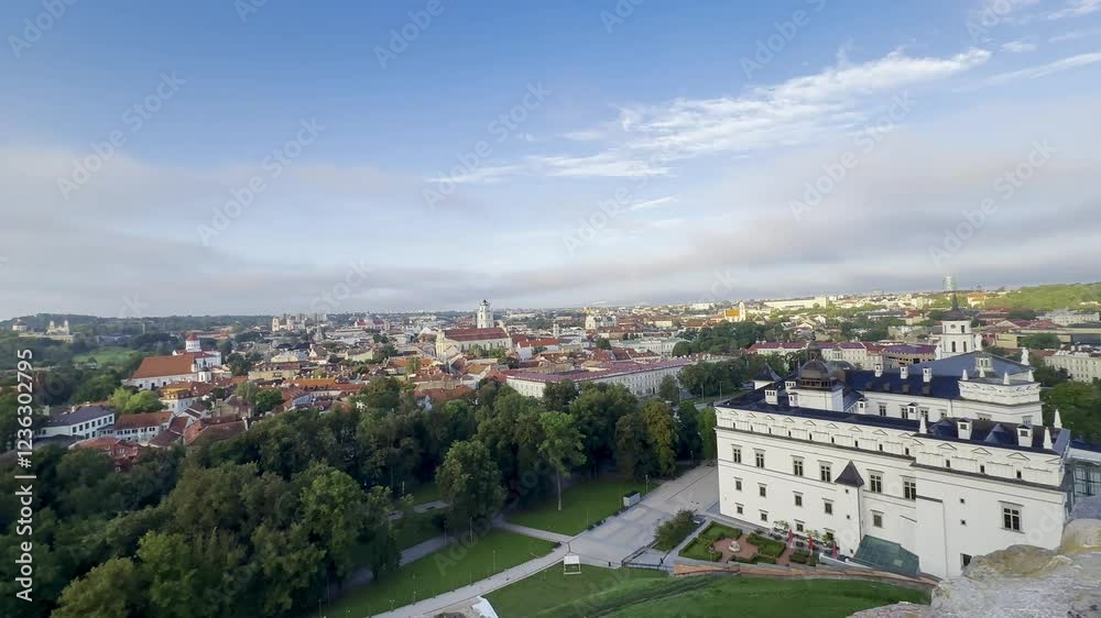 View of the center of Vilnius from the Gediminas Castle Tower. View of the center of Vilnius from the Gediminas Castle Tower.