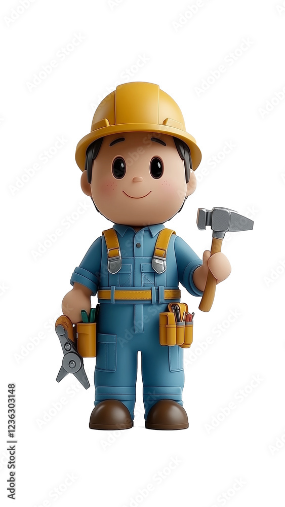 3d builder with a wrench 3d builder with a wrench