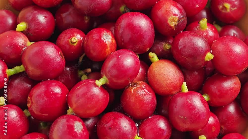 Red seed coffee bean robusta arabica berries ripe Red seed coffee bean robusta arabica berries ripe