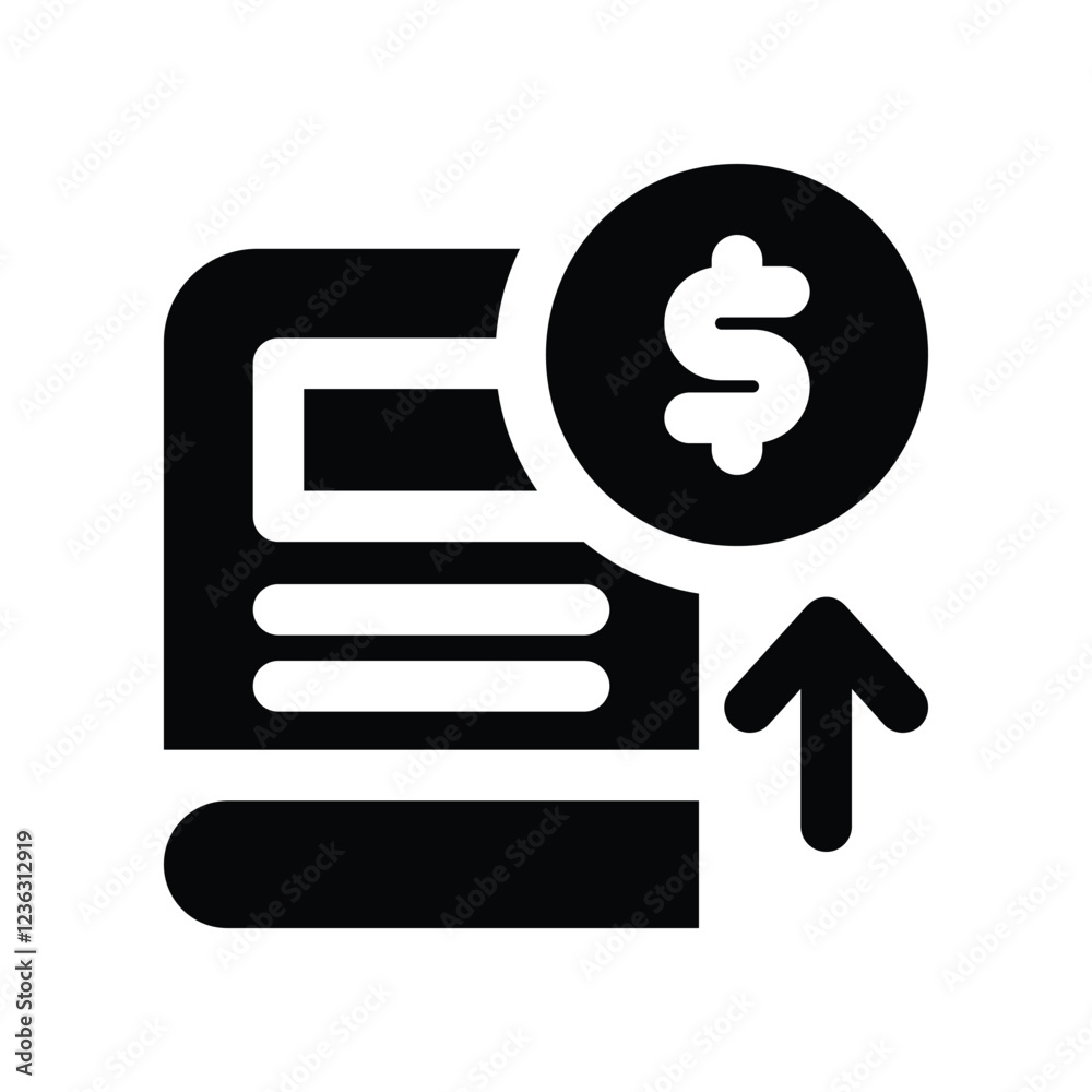financial literacy solid icon. vector icon for your website, mobile, presentation, and logo design. financial literacy solid icon. vector icon for your website, mobile, presentation, and logo design.