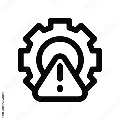 risk mitigation line icon. vector icon for your website, mobile, presentation, and logo design.