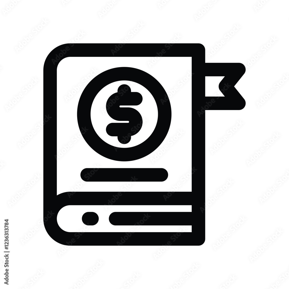 financial education line icon. vector icon for your website, mobile, presentation, and logo design. financial education line icon. vector icon for your website, mobile, presentation, and logo design.