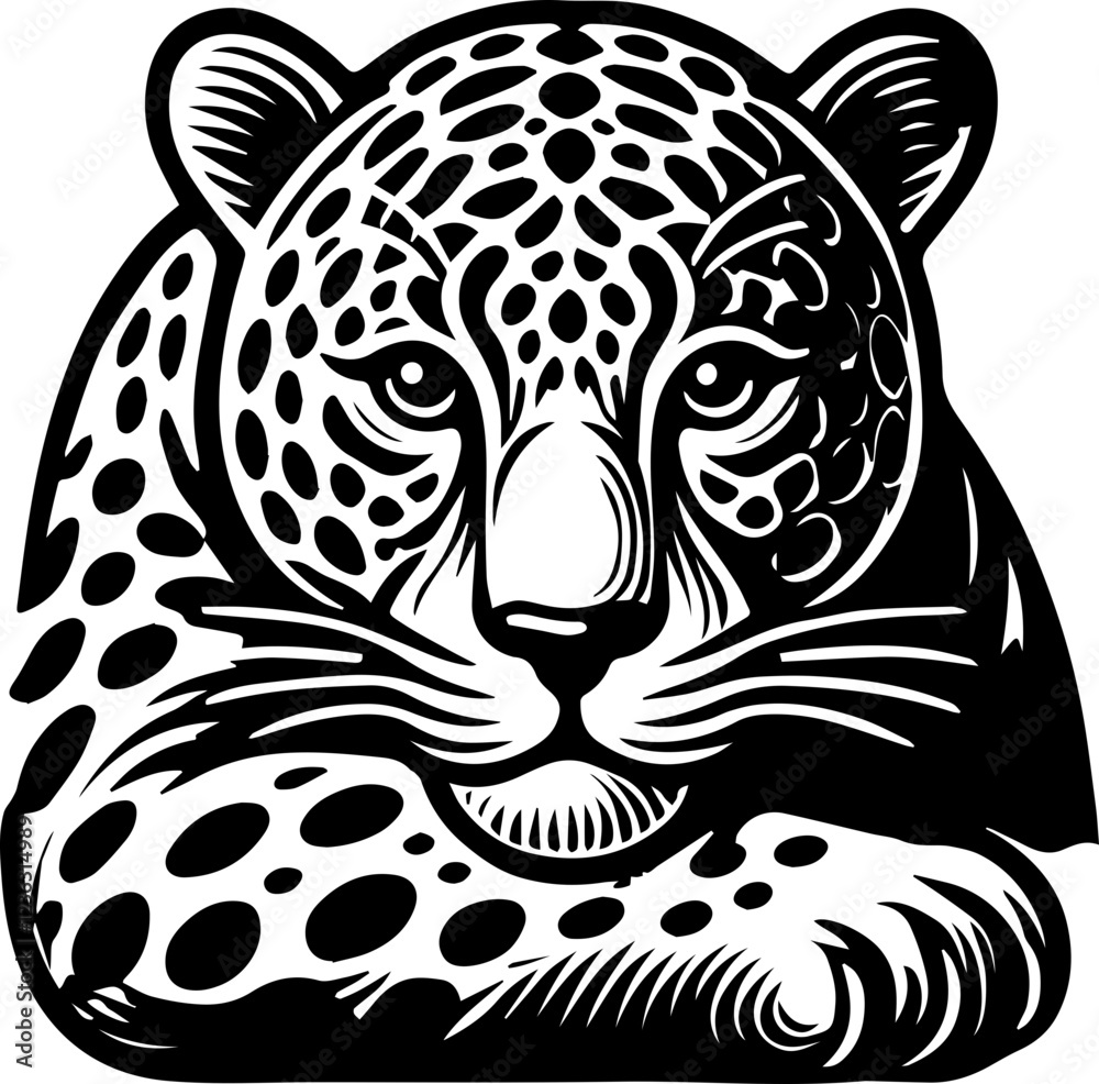 Fototapeta premium Jaguar icon 