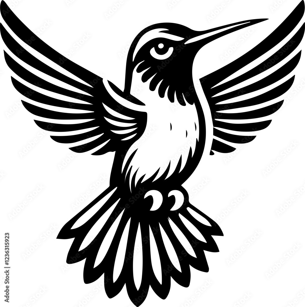 Obraz premium Hummingbird icon