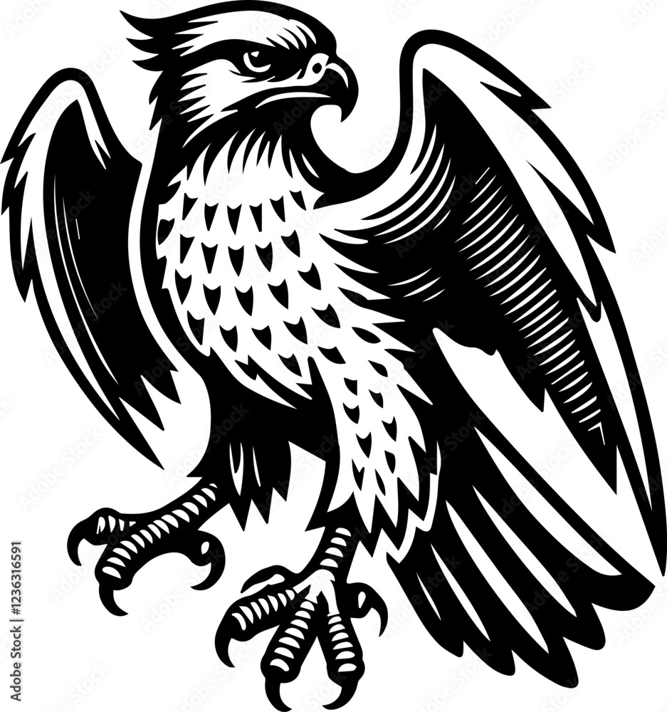 Obraz premium Hawk icon 