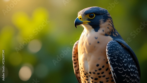 peregrine falcon portrait