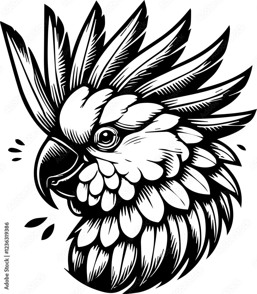 Fototapeta premium Parrot icon 