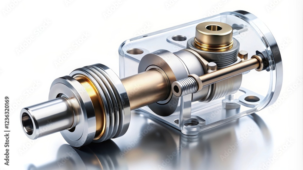 A Detailed Look at the Inner Workings of a Complex Mechanical Assembly with Precision-Engineered Components A Detailed Look at the Inner Workings of a Complex Mechanical Assembly with Precision-Engineered Components