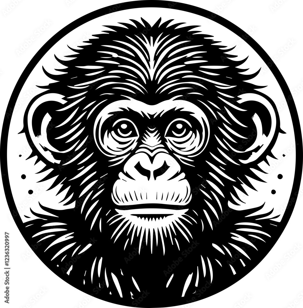 Obraz premium Ape icon 