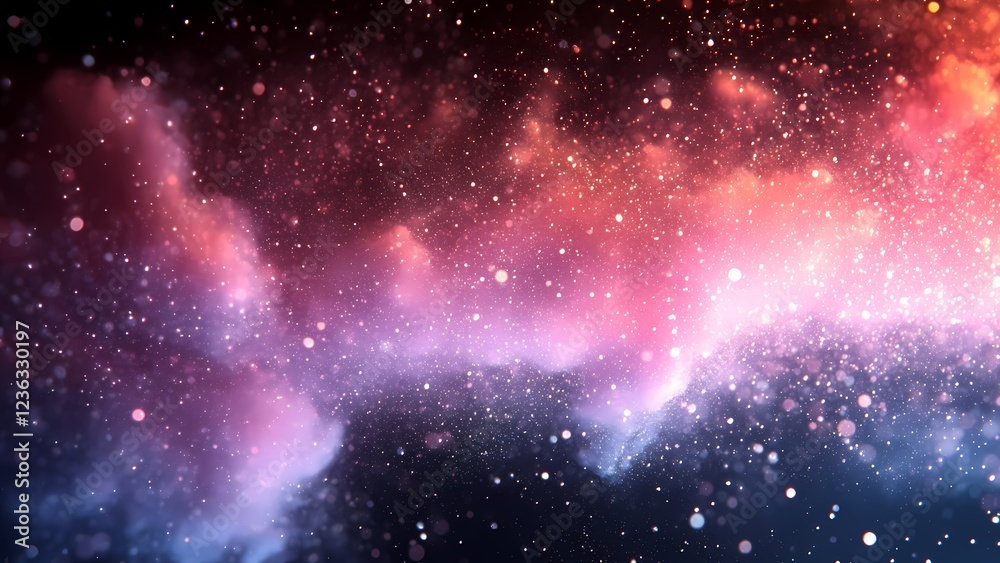 Naklejka premium Cosmic Sparkle