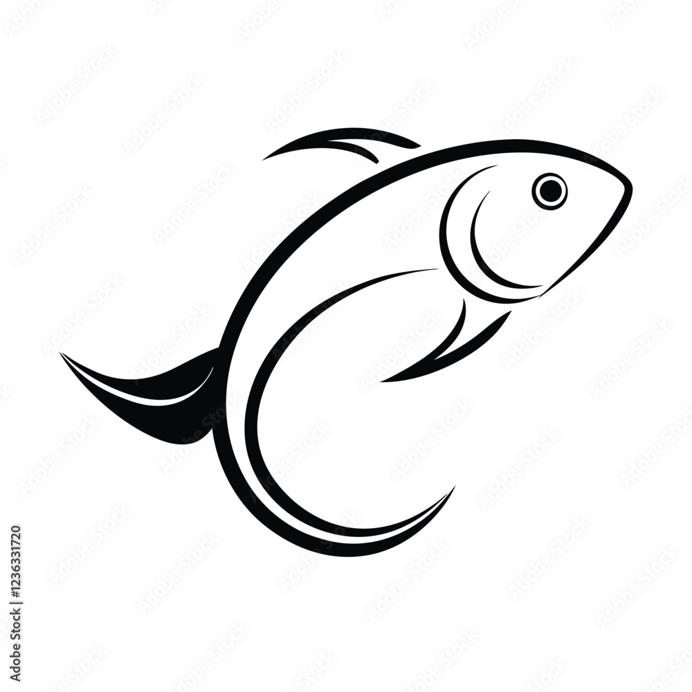 Fototapeta premium fish vector illustration