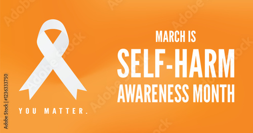 Vector illustration on the theme of Self Injury Awareness Month to raises awareness about self-injury, promotes understanding, and encourages support for those struggling with self-harm