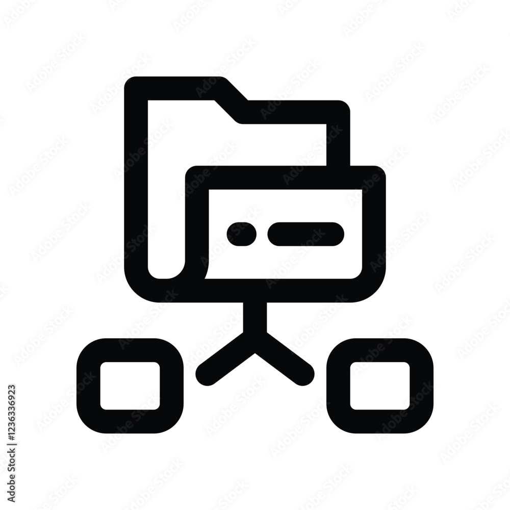 root directory line icon. vector icon for your website, mobile, presentation, and logo design. root directory line icon. vector icon for your website, mobile, presentation, and logo design.