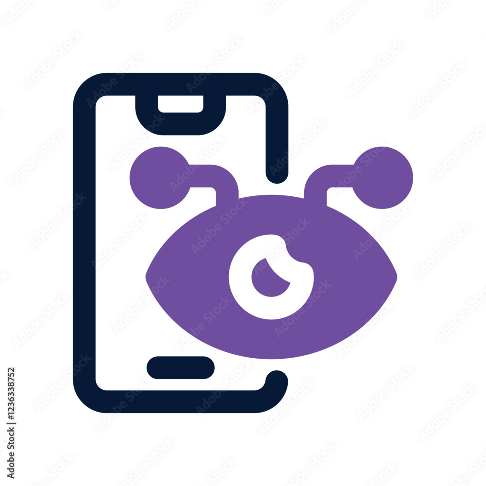 spyware dual tone icon. vector icon for your website, mobile, presentation, and logo design. spyware dual tone icon. vector icon for your website, mobile, presentation, and logo design.