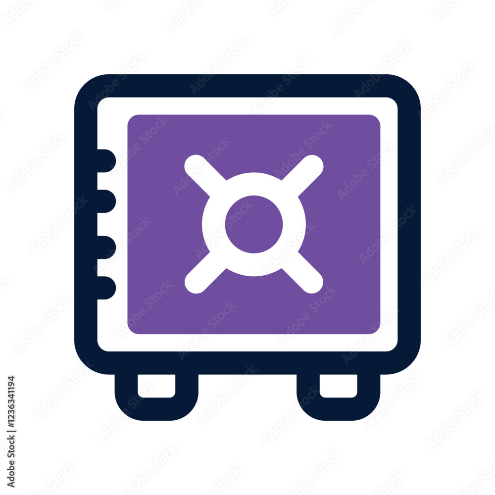 strongbox dual tone icon. vector icon for your website, mobile, presentation, and logo design. strongbox dual tone icon. vector icon for your website, mobile, presentation, and logo design.