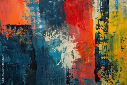 close up horizontal abstract colorful textured wallpaper background with stains and scratches