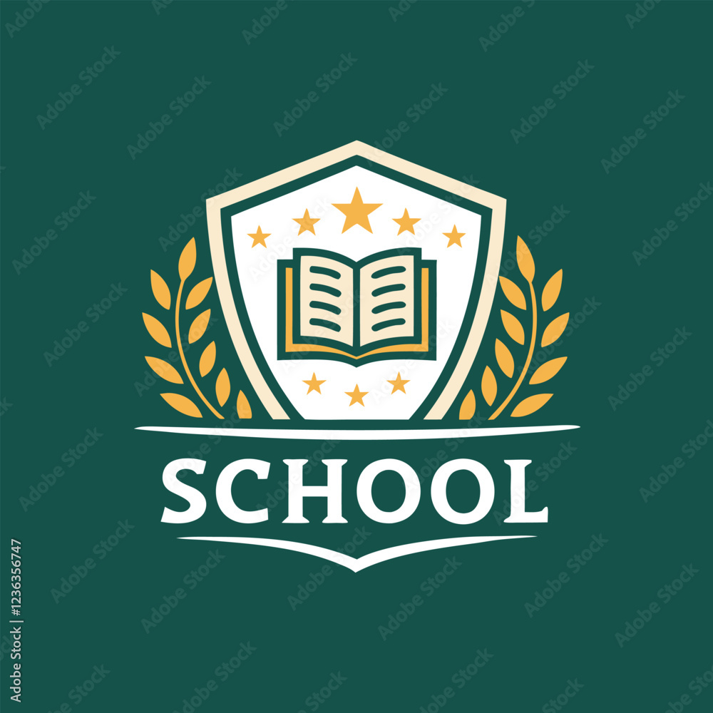 Obraz premium School Logo Design