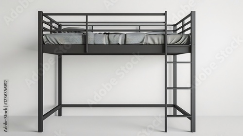 A loft bed is a space-saving solution that elevates the sleeping area, creating room underneath for a desk, storage, or seating. Ideal for small bedrooms, it maximizes vertical space while adding a mo