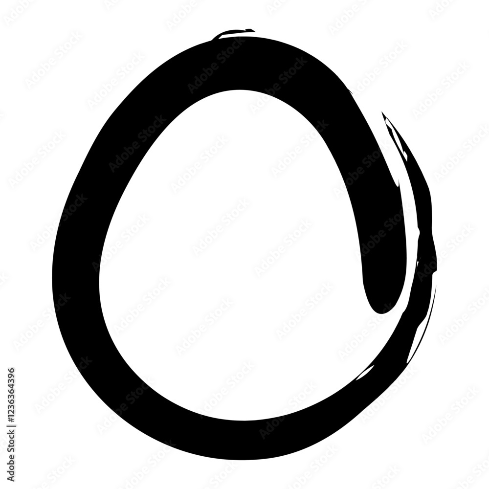 Grunge circle brush stroke. Abstract black round frame. Creative element for design. Vector illustration isolated on white background. Grunge circle brush stroke. Abstract black round frame. Creative element for design. Vector illustration isolated on white background.