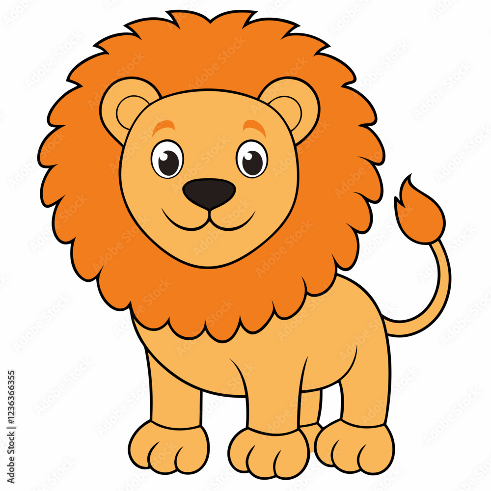 illustration of a lion illustration of a lion