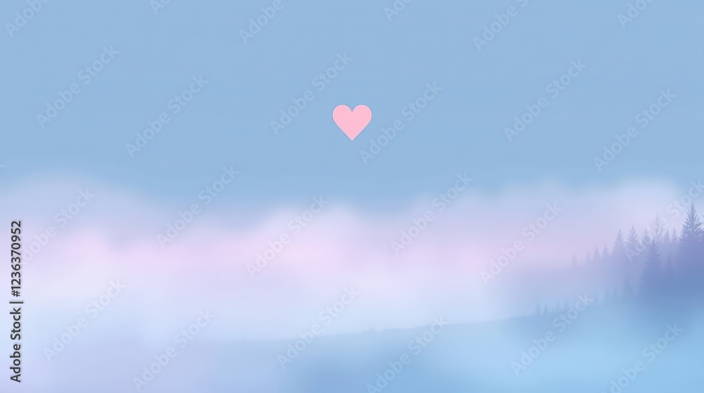 Fototapeta premium cute heart