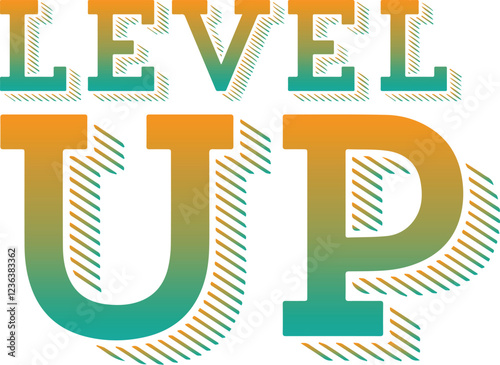level up t-shirt design