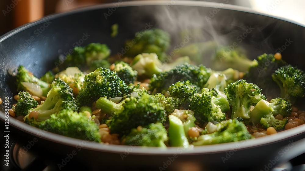 Broccoli and lentil stew with cumin and coriander. Broccoli and lentil stew with cumin and coriander.