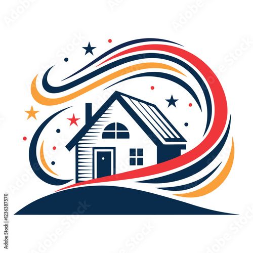 House logo design for real estate