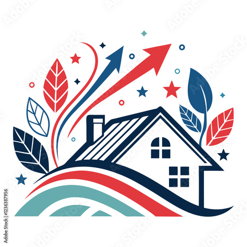 House logo design for real estate