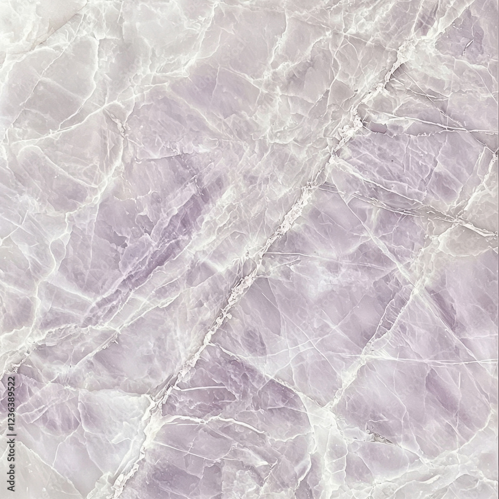 Fototapeta premium Elegant polished marble with subtle white and lavender veining patterns