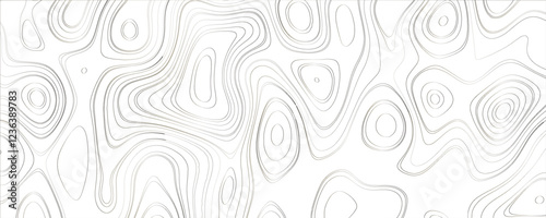 Experimental and Abstract Topographic Illustration with Unconventional Contour Arrangements

