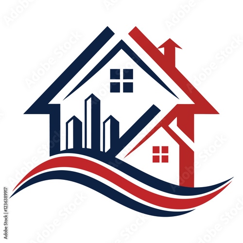 House logo design for real estate