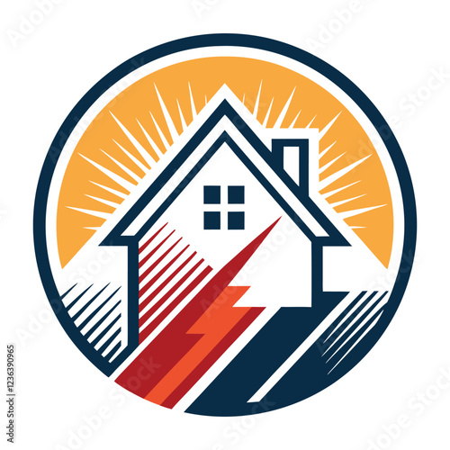 House logo design for real estate