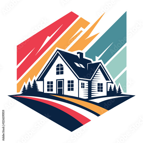 House logo design for real estate