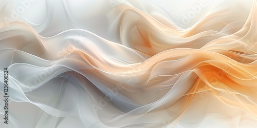 Abstract flowing colors with soft wave pattern.