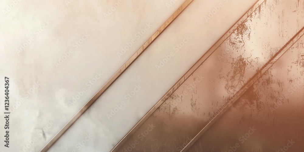 Fototapeta premium Abstract textured metal surface with lines