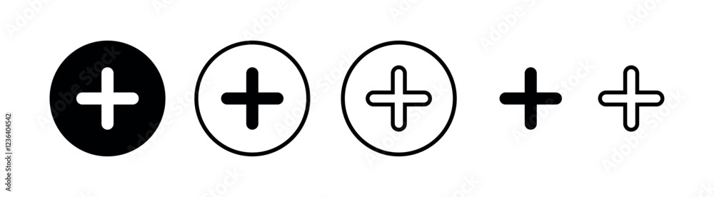 Plus Icons- Add, Create, New, Positive, Increase - Design Resources Plus Icons- Add, Create, New, Positive, Increase - Design Resources