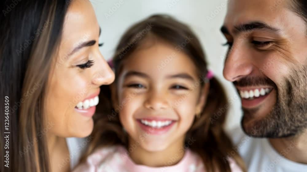 Happy Young Parents Protection Gesture
Happy Young Parents Protection Gesture