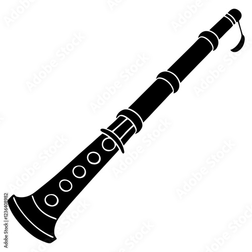 shakuhachi vector illustration