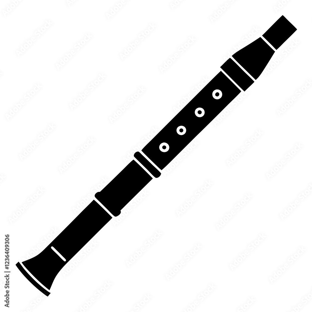 recorder isolated on white recorder isolated on white