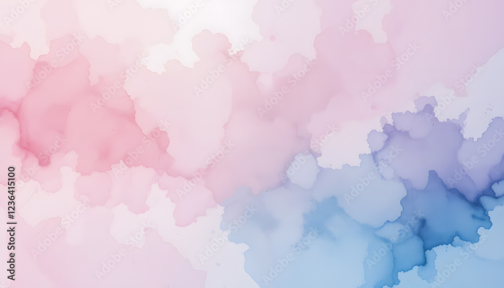 Obraz premium Elegant Soft Pastel Watercolor Abstract Background