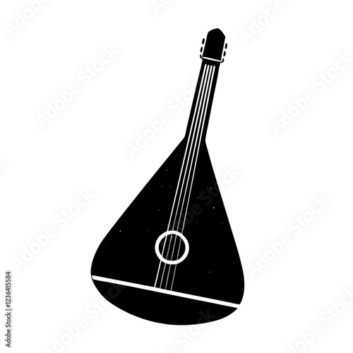 balalaika vector illustration